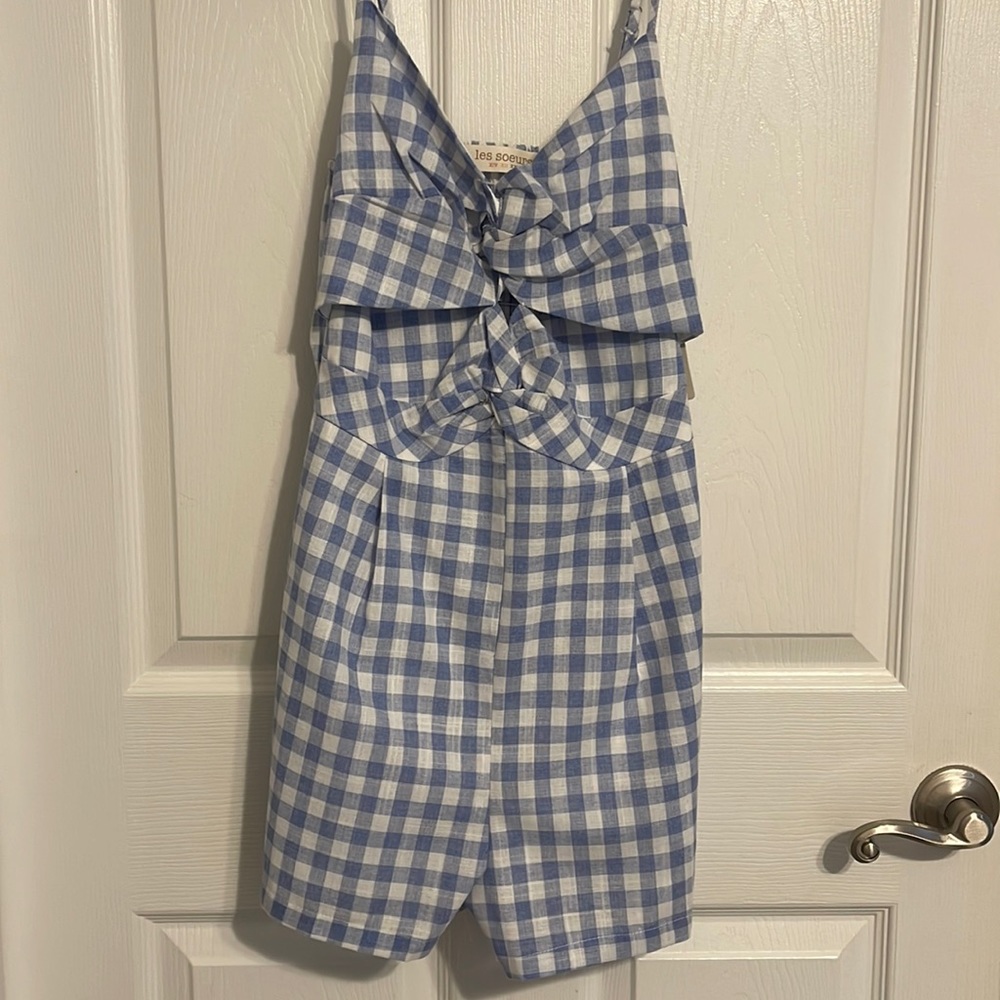 One piece shorts romper